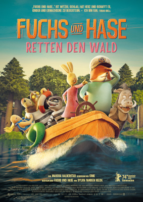 Filmplakat: "Fuchs und Hase retten den Wald"