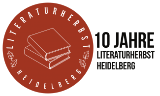 Logo "10 Jahre Literaturherbst Heidelberg"